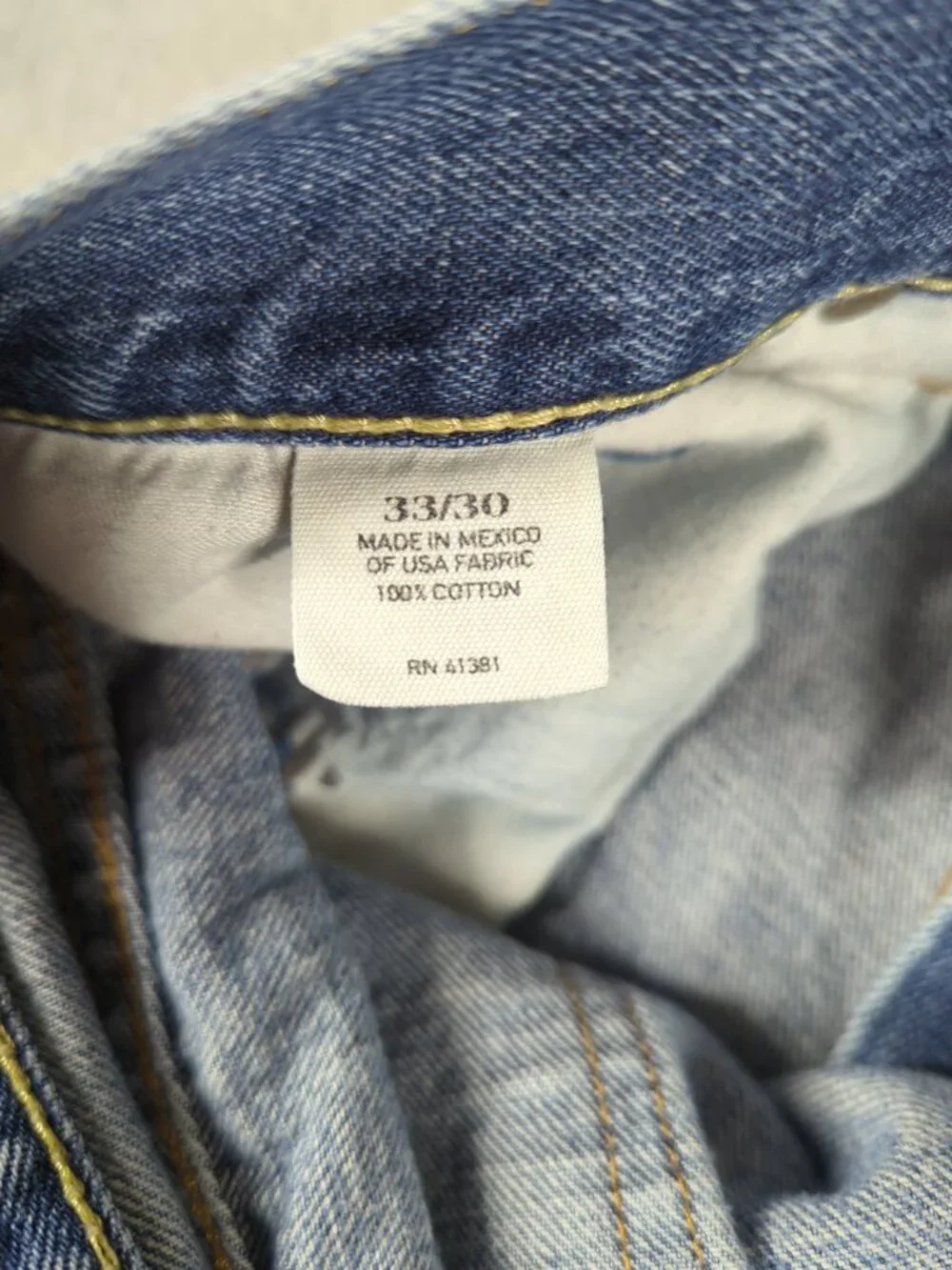 Polo Ralph Lauren 867 Jeans Men's 33x30 Blue Classic Fit Straight